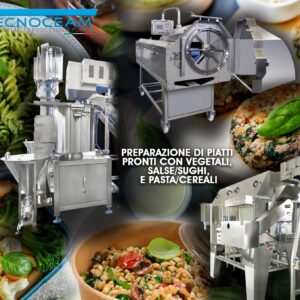 Preparazione piatti pronti con pasta - Cereali - Vegetali - Sughi